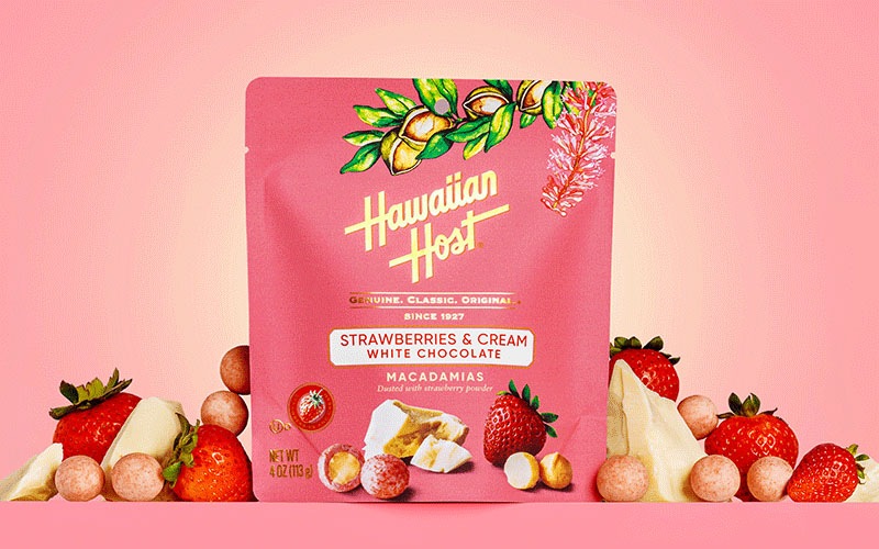 ★パラダイス ストロベリー＆クリーム マカデミアナッツチョコレート