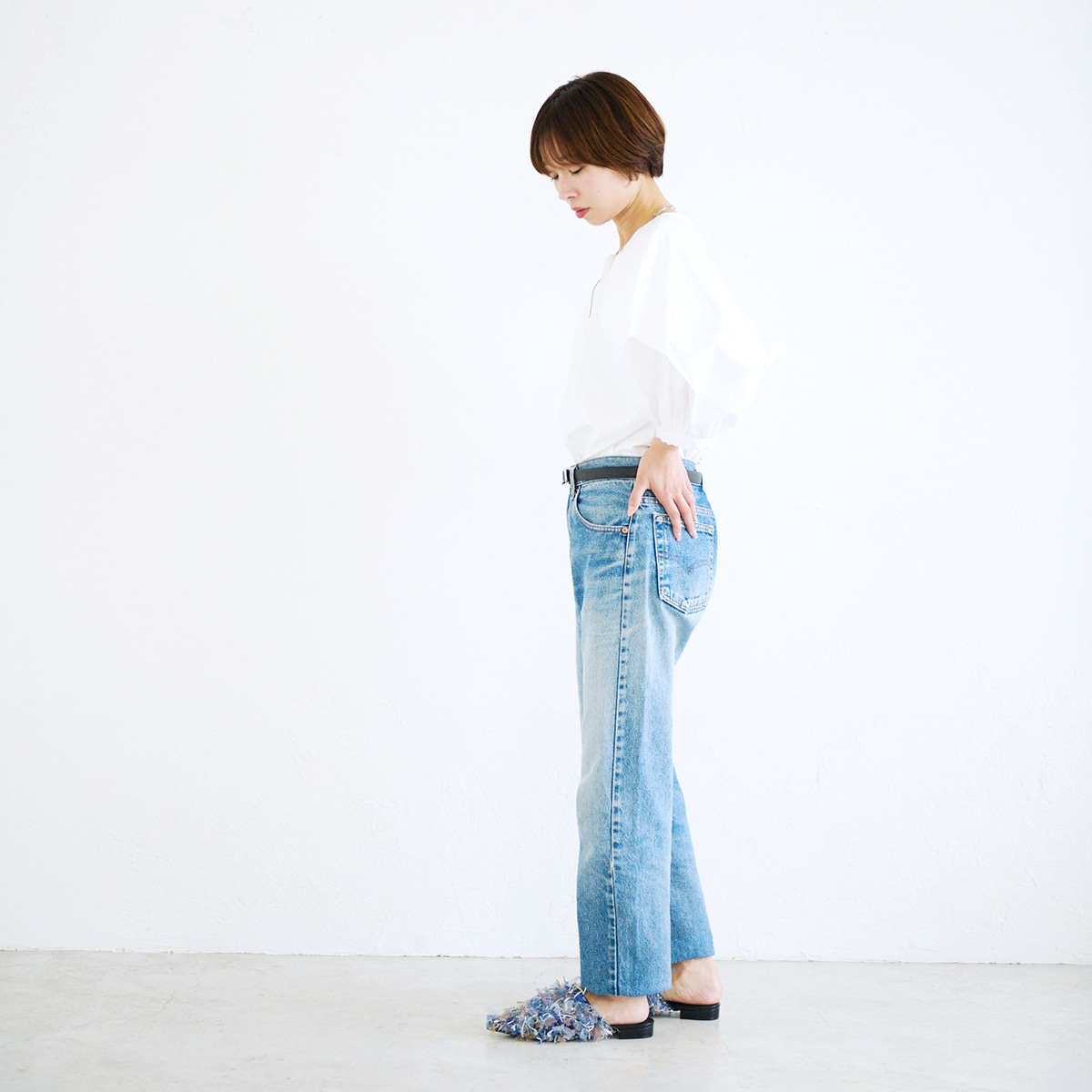 SLACK ritmico リトミコ@sunsun LIGHT BLUE