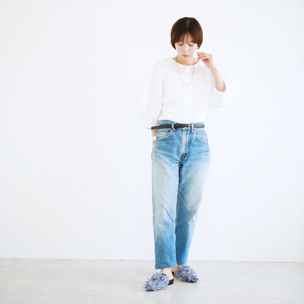 SLACK ritmico リトミコ@sunsun LIGHT BLUE