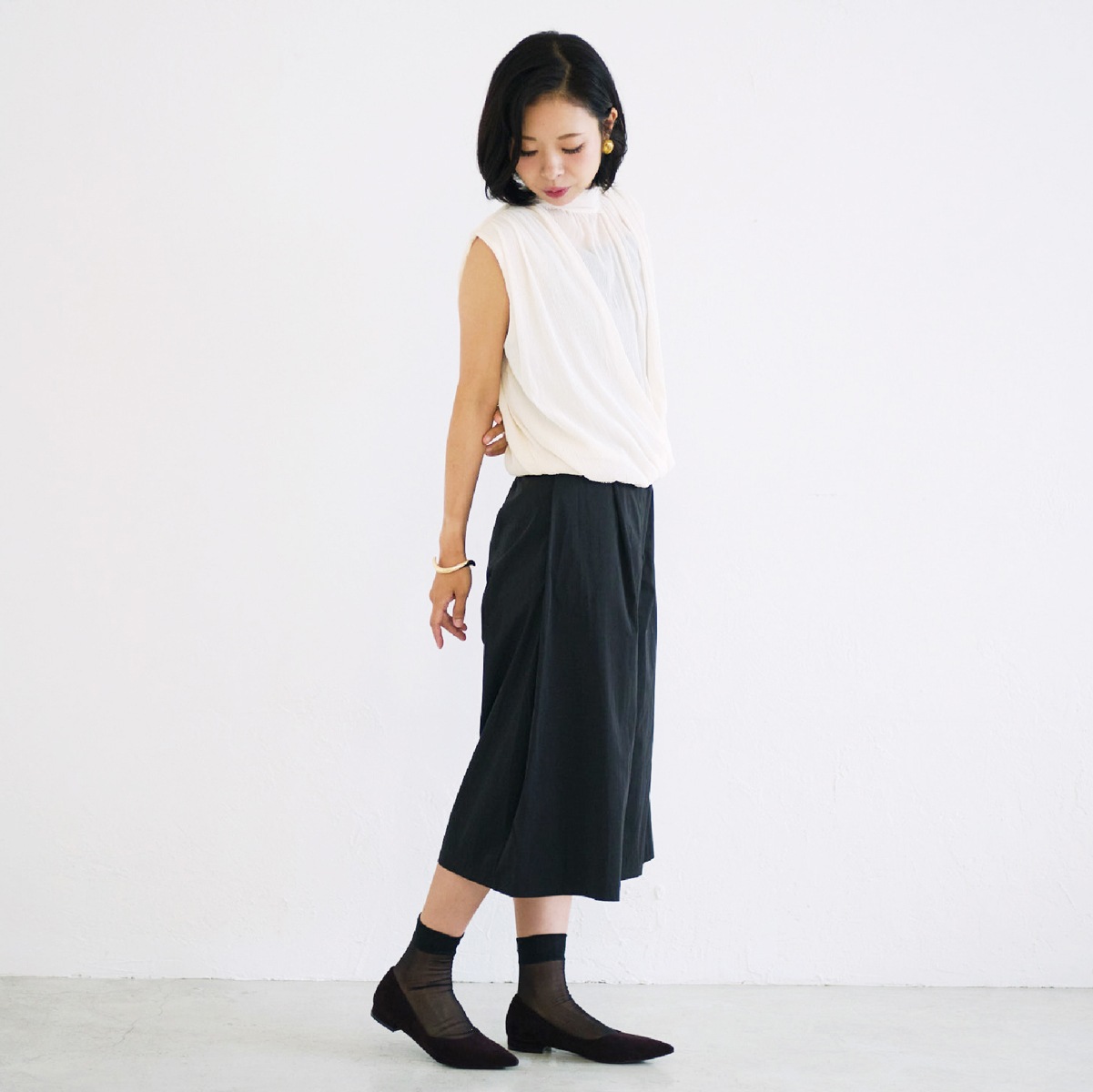 SLACK elegante エレガンテ@BURGUNDY/S