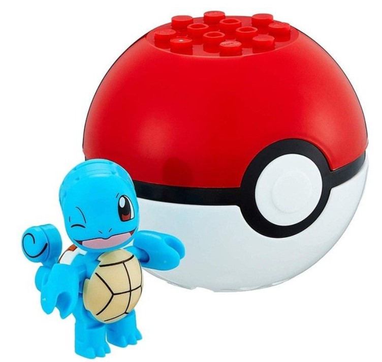 メガコンストラックス ポケモン モンスターボール ゼニガメ ブロック17ピース 男の子 アニメ キャラクターのおもちゃ 小学生 園児向け ポケットモンスター おもちゃ屋さんの倉庫オンライン