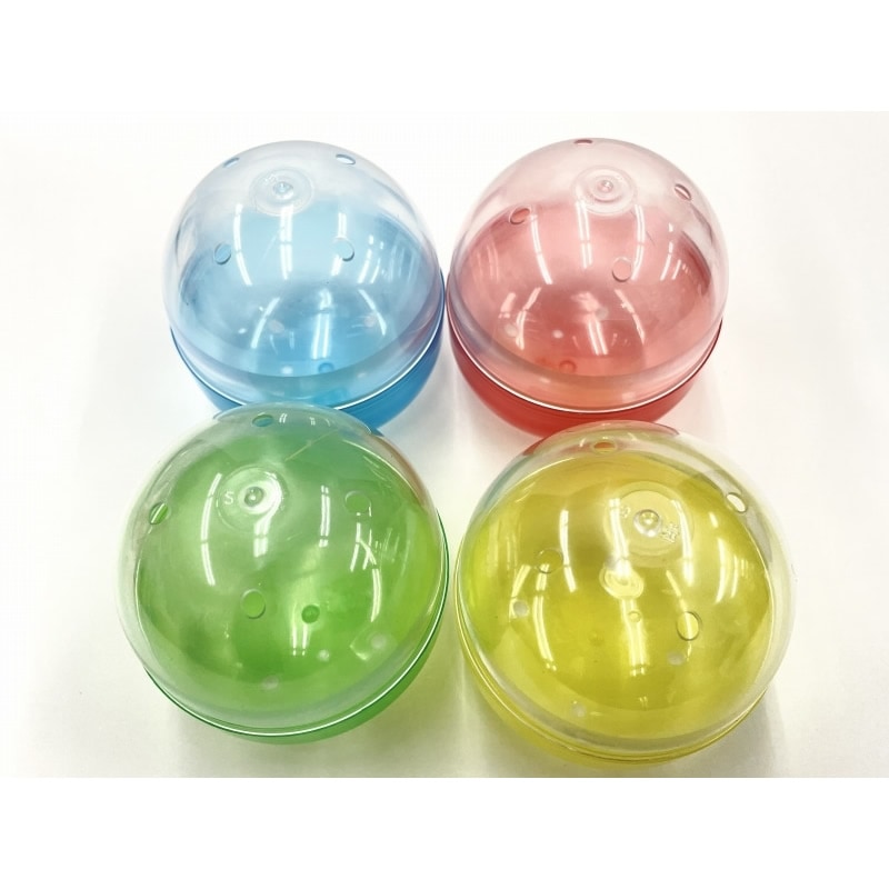 65mm空カプセル【50個】赤・青・緑・黄 | ガチャガチャ