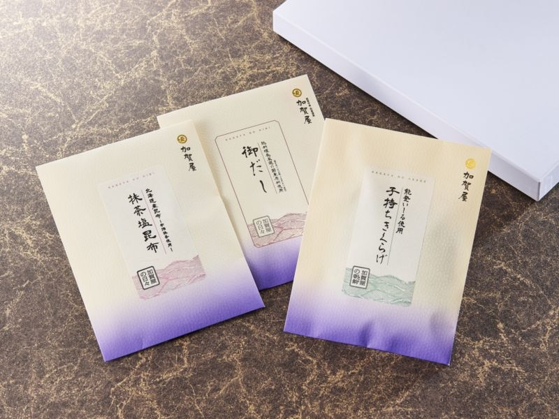 【送料込】加賀屋のひととき　だし茶漬け3点セット