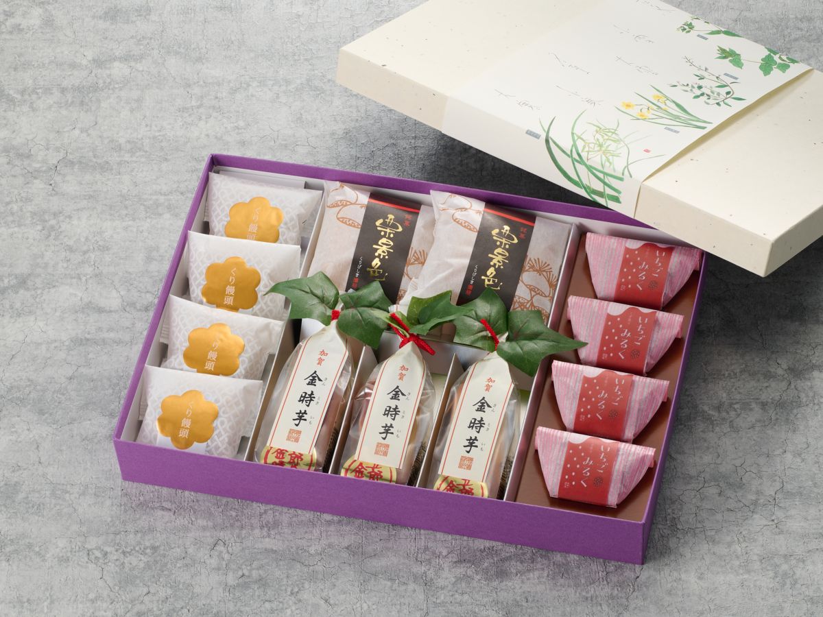 【送料込】山中石川屋　銘菓撰5号