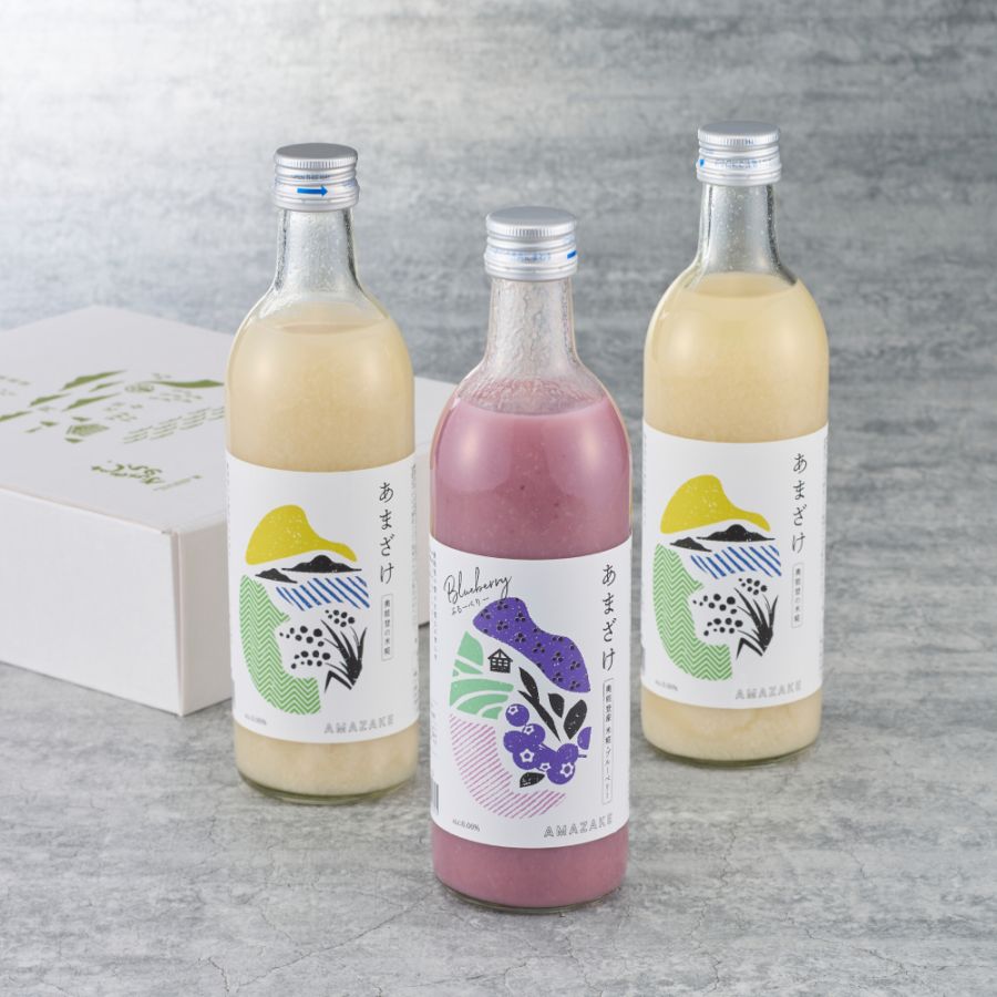 【送料込】甘酒３本セット