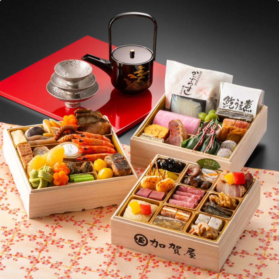 加賀屋おせち和風三段重「きらめき」