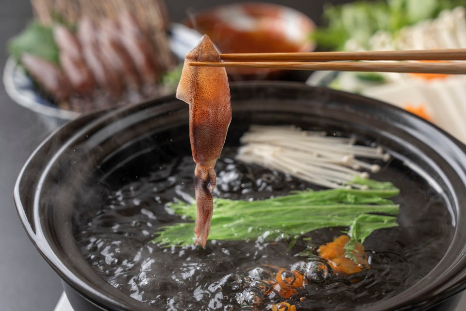 【送料込】ほたるいかのしゃぶしゃぶセット