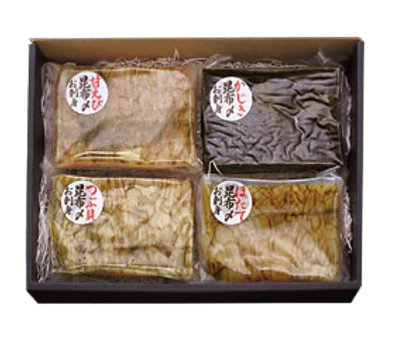 【送料込】昆布〆4点セット