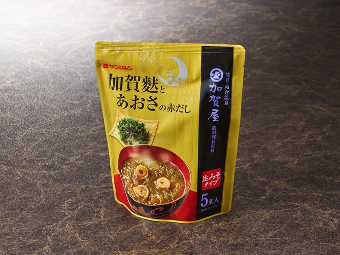 【加賀屋オリジナル】加賀麩とあおさの赤だし