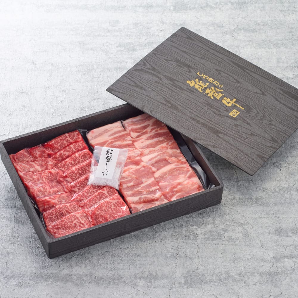 【送料込】能登牛・能登豚焼肉セット