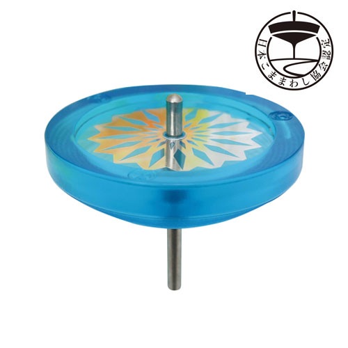 日本こままわし協会認定こま ヒバリ ブルー R 4 外遊び スポーツ アクショントイ 景品おもちゃの通販eおもちゃやさん