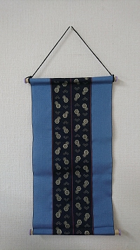 畳屋さんの畳ヘリ小物3点セット① （花柄バッグ・タペストリー・ミニ