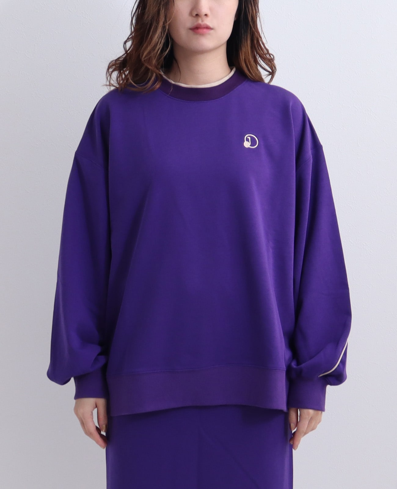 ダブルカラースウェットプルオーバー ｜JOUERIRE(ジュエリル)