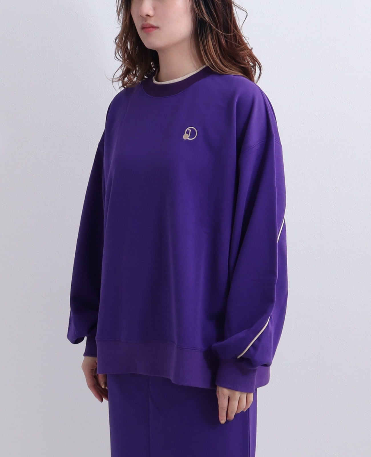 ダブルカラースウェットプルオーバー ｜JOUERIRE(ジュエリル)