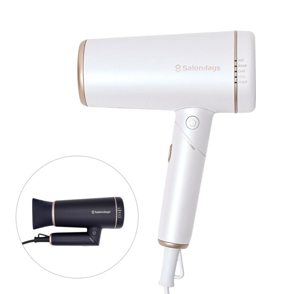 Salondays 海外対応 プラズマケア ヘアドライヤー SHD-501F 低温速乾 静電気抑制