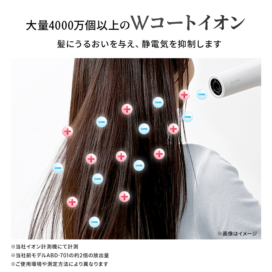 【一般用】ワンダム 海外対応 プラズマケア ヘアドライヤー BLOW+  HBD-702F