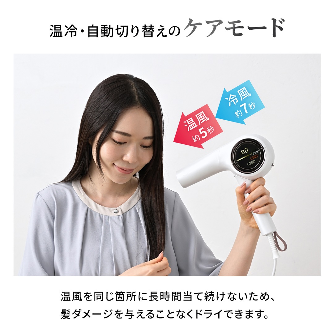 【一般用】ワンダム 海外対応 プラズマケア ヘアドライヤー BLOW+  HBD-702F
