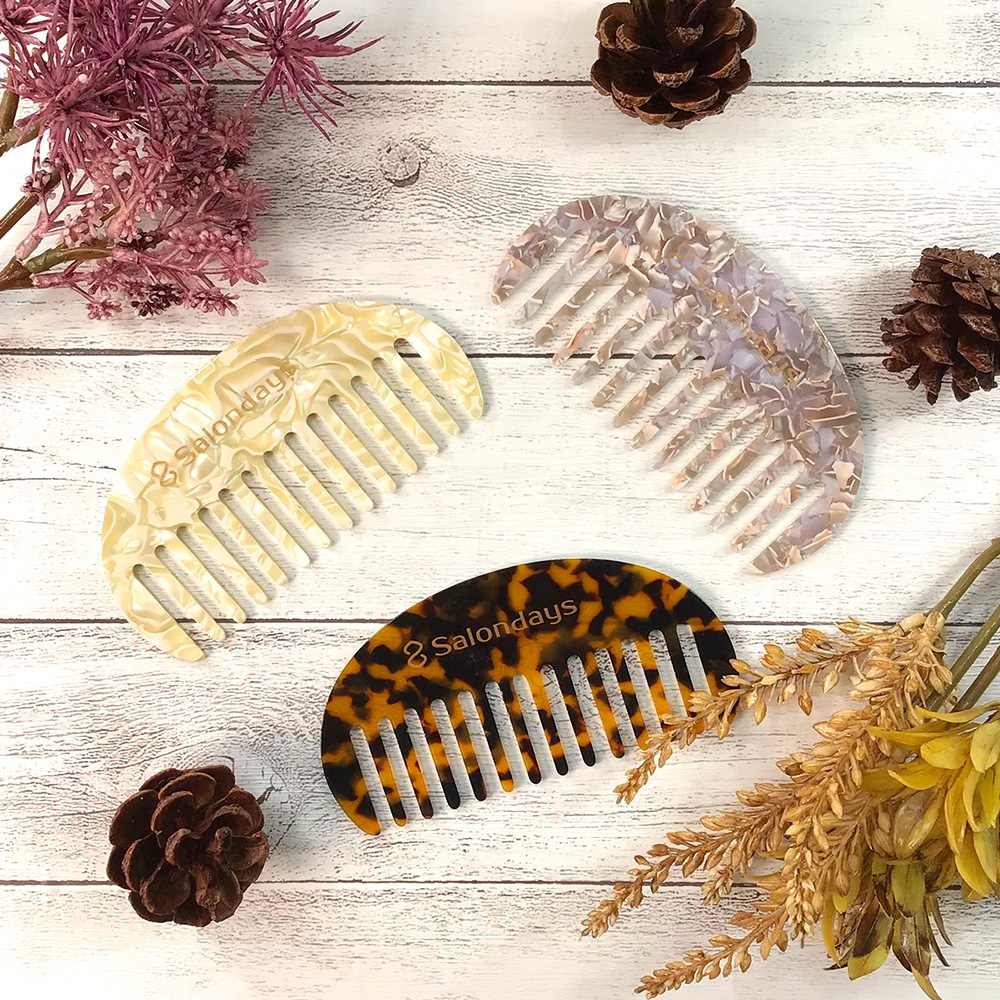 マーブルコーム(半月) 【ネコポス対象】