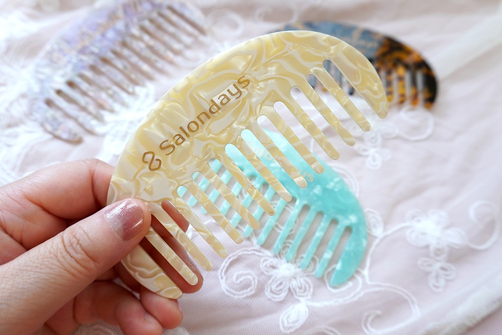 マーブルコーム(半月) 【ネコポス対象】