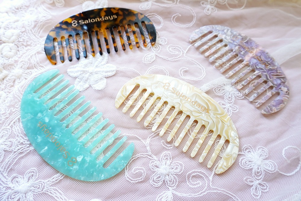 マーブルコーム(半月) 【ネコポス対象】