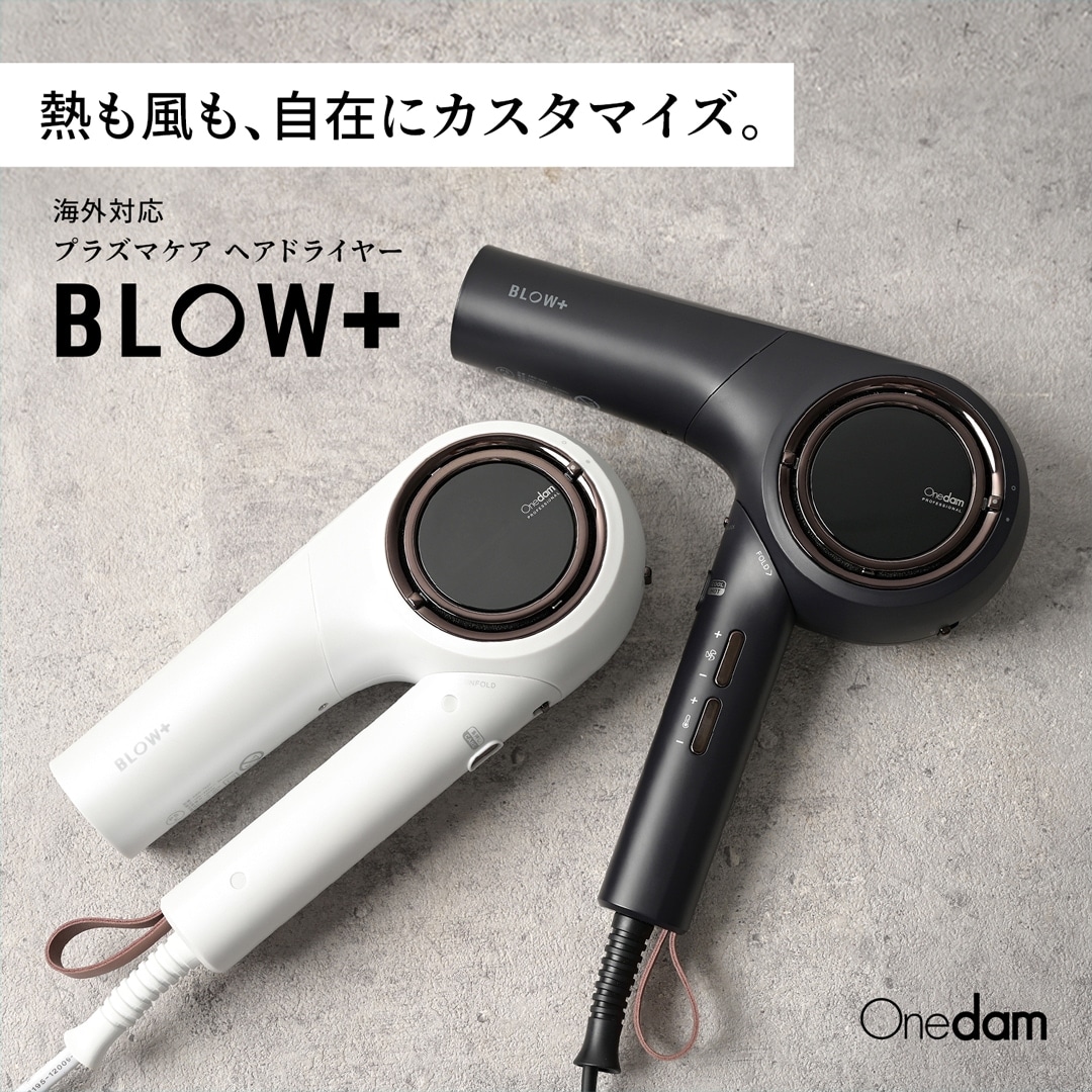 【業務用】ワンダム 海外対応 プラズマケア ヘアドライヤー BLOW+ ABD-702F