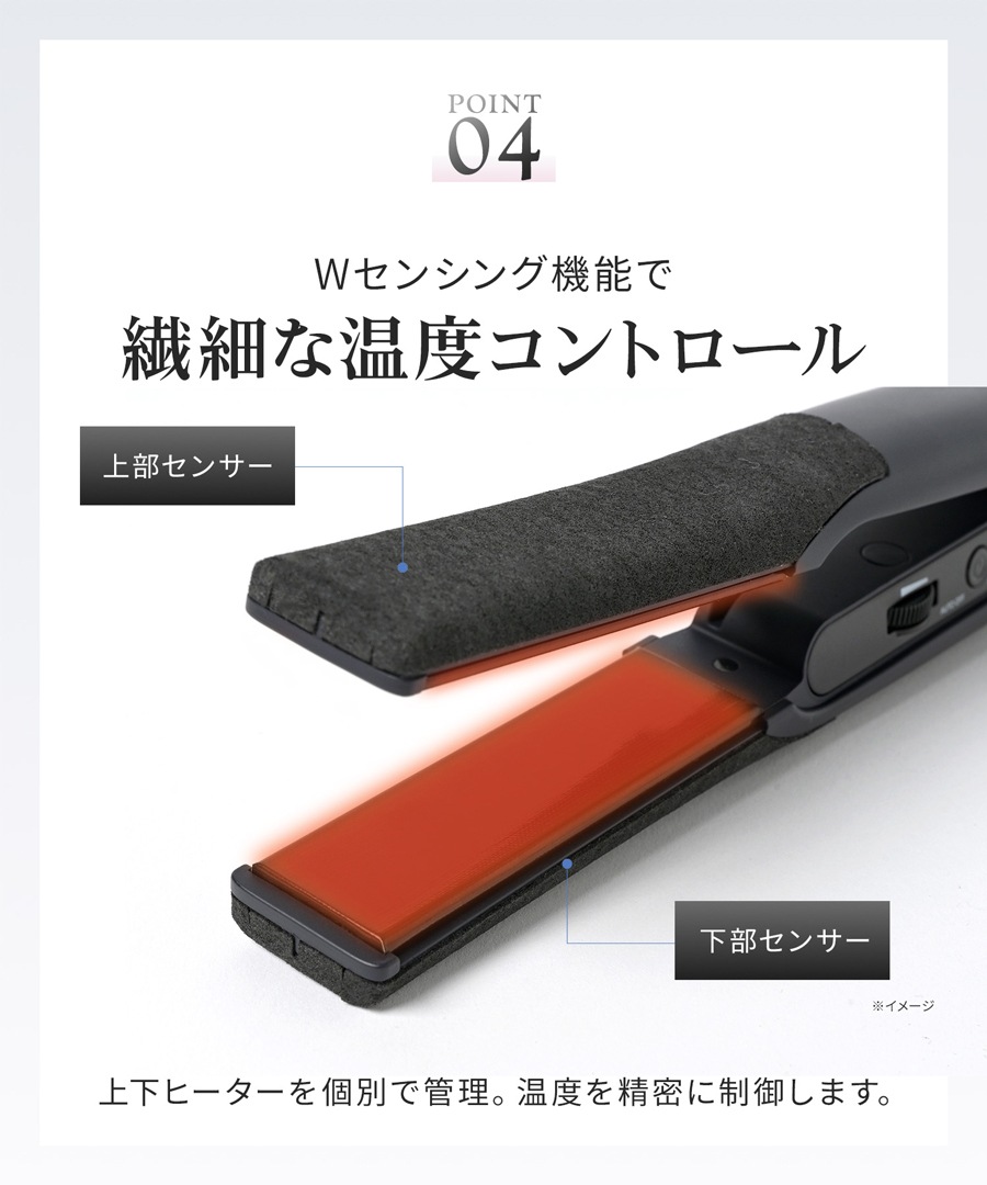 シルキーブラックヘアアイロンThe PREMIUM　ヒートケアヘアオイル 一般用】ワンダム シルキーブラックヘアアイロン The PREMIUM AHI-253C