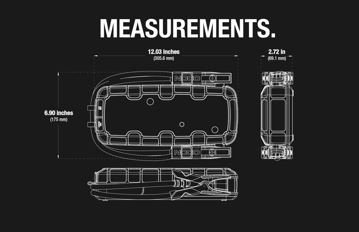 NOCO ������ॸ���ץ��������� 4250A 12V ��Х���Хåƥ꡼ USB Type-C IP65 Boost X ���ޥ۽��� USB�ǥХ��� GBX155