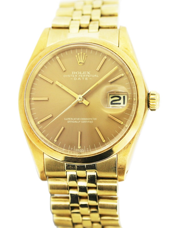 ROLEX 14K．オイスターパーペチュアル「DATE」クロノ