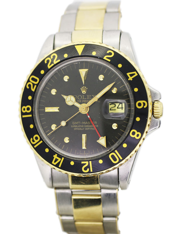 ROLEX SS／14K．オイスターパーペチュアル 「GMT