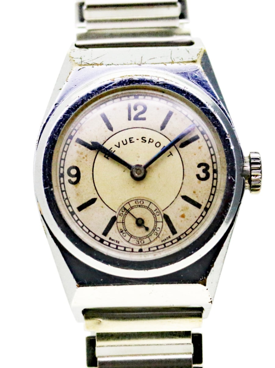 Revue Thommen 自動巻き時計 スクエア型 REVUE THOMMEN SS スクリューバックケース トノー