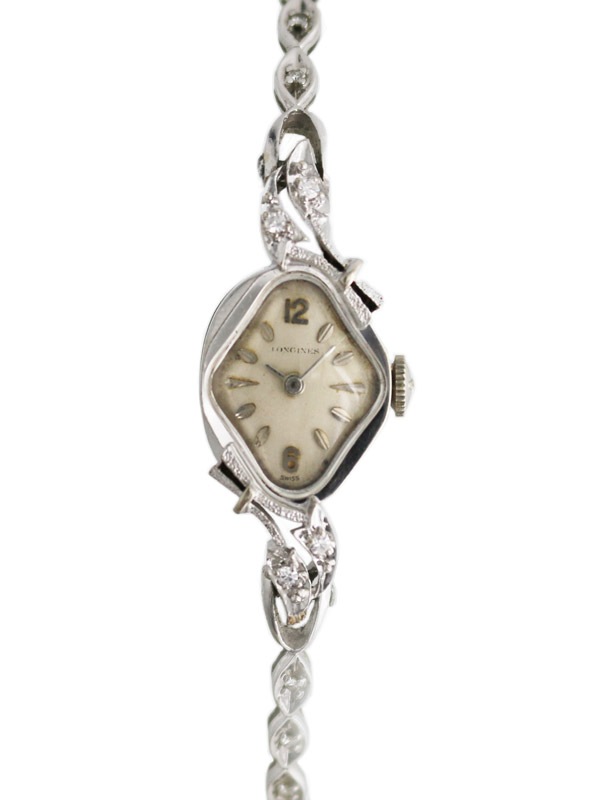 Hamilton ダイヤモンド装飾 ビンテージ手巻き時計 28石のダイヤが