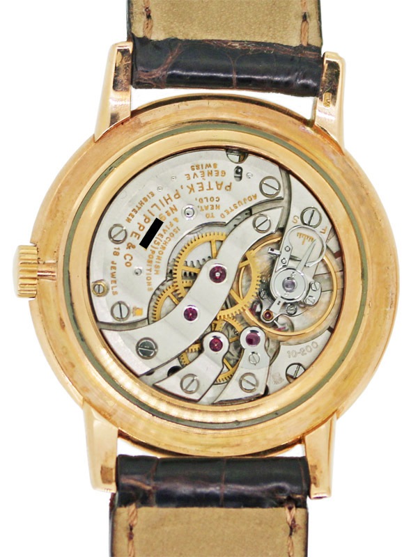 PATEK PHILIPPE 18K．ピンクゴールドラウンド