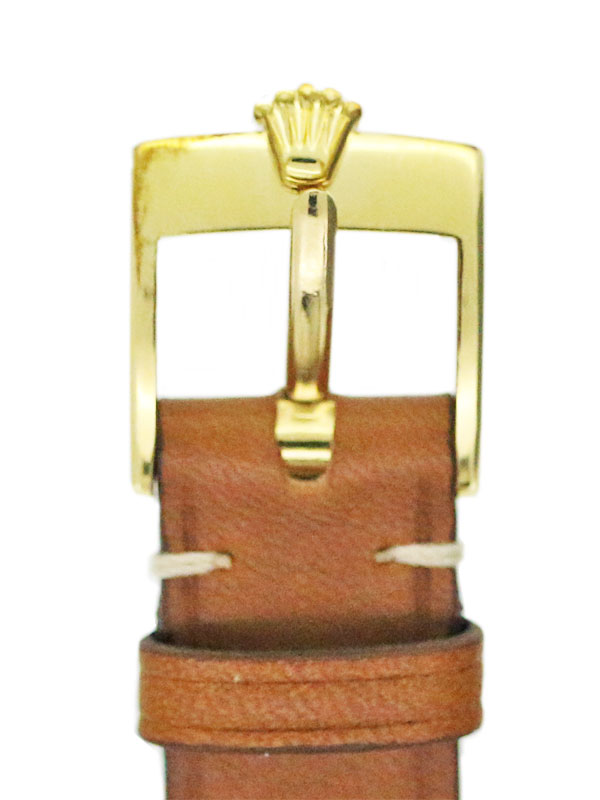 ROLEX 18K．イエローゴールドラウンドケース紳士用手巻き