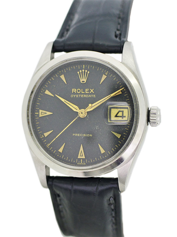 ROLEX SSオイスター「DATE」PRECISION ブラック