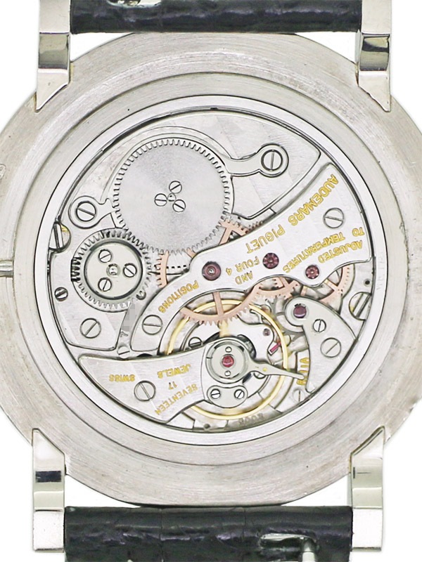 AUDEMARS PIGUET 18K。W．G．ラウンドケース