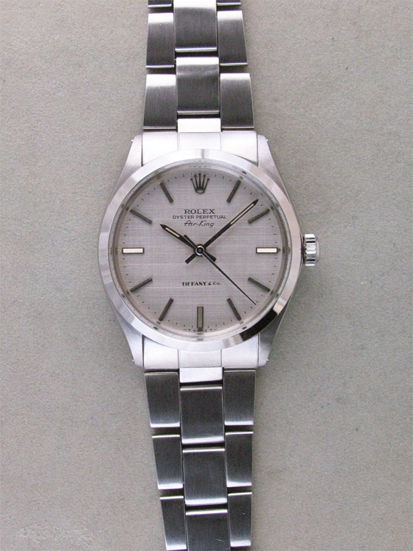 ROLEX／TIFFANY SS オイスターパーペチュアル「Air