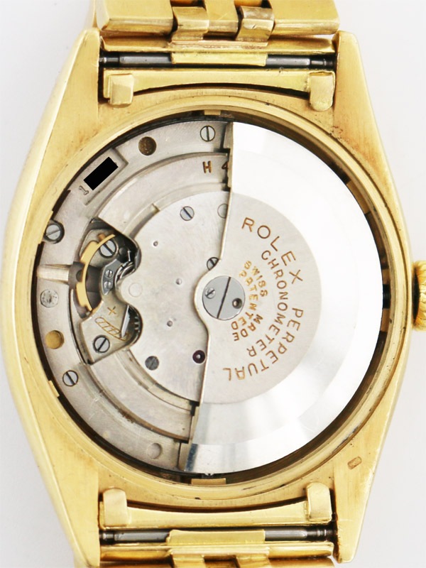 ROLEX 18K．オイスターパーペチュアル「セミバブル