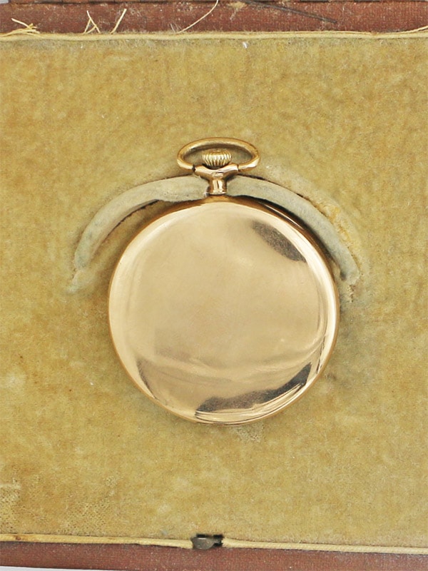 ROLEX 18K．イエローゴールド懐中時計 BOX，18K