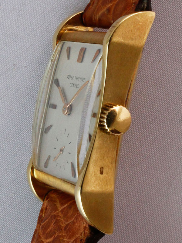 PATEK PHILLIPE 18K．フレアードケース紳士用手
