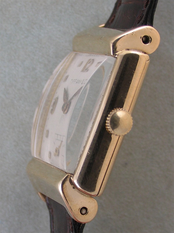 IWC 手巻き時計 スクエアケース　希少 TIFFANY ＆ Co．／IWC 14K．スクエアケース 紳士