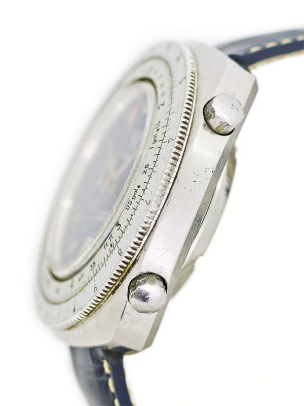HEUER Calculator 自動巻きクロノグラフ HEUER SS 回転計算尺ベゼルオートマチック