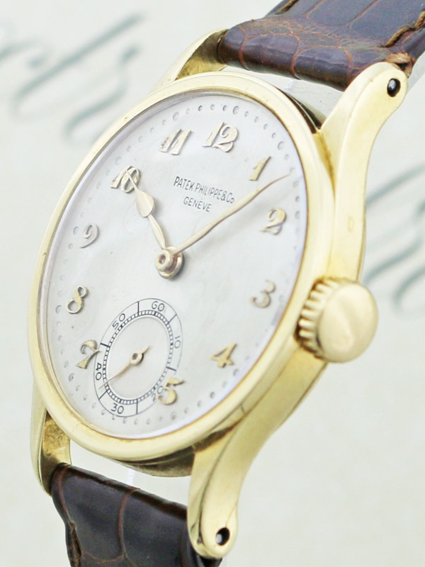 PATEK PHILIPPE 時計用ケース ブラウン AUTHENTIC PATEK PHILIPPE WATCH TRAVEL CASE. BROWN LEATHER W