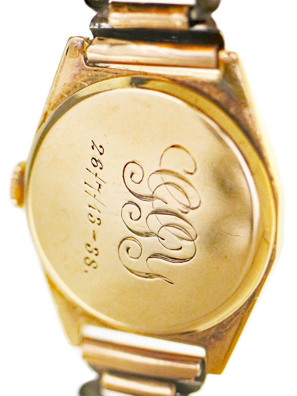 ROLEX 時計用箱　クリーニングクロス ROLEX 9K．ピンクゴールドノンオイスタートノー型ケース