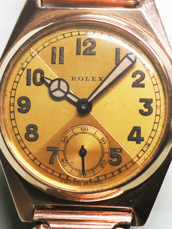 ROLEX 時計用箱　クリーニングクロス ROLEX 9K．ピンクゴールドノンオイスタートノー型ケース