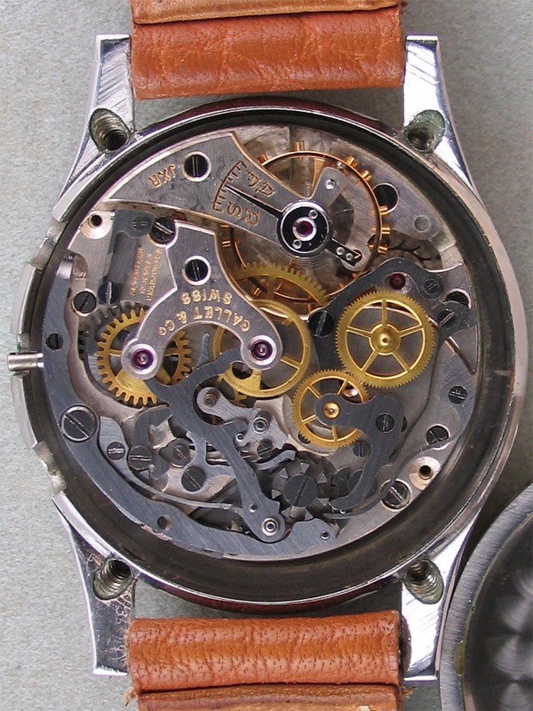 GALLET SS 2ピース4ツネジ防水ケースワールドタイムクロノ