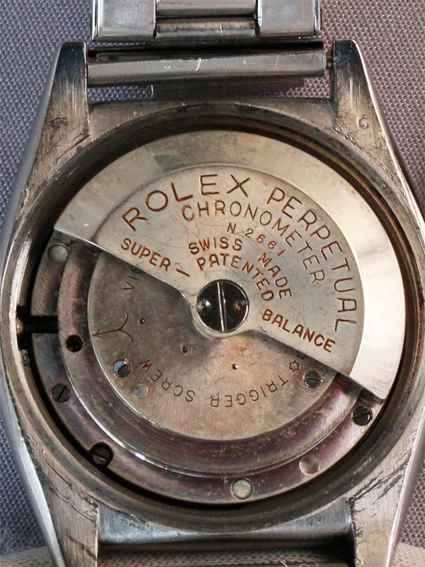 ROLEX SS エンジンターンドベゼルオイスタ