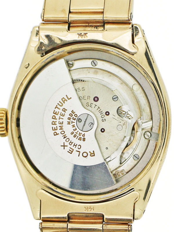 ＲＯＬＥＸ １４Ｋ．オイスターパーペチュアル 「セミバブルバック