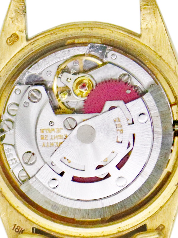 ROLEX／TIFFANY 18K．Y．G．バーク仕上げベゼル
