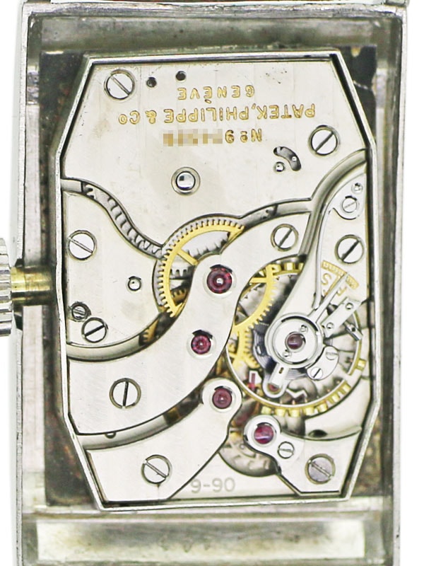 PATEK PHILIPPE Pt レクタングラ－ ダイヤモンド