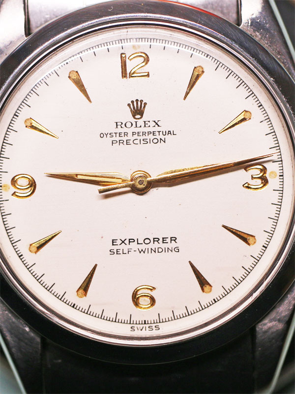 素晴らしい外見 ROLEX オイスターパーペチュアルPRECISION SS 時計